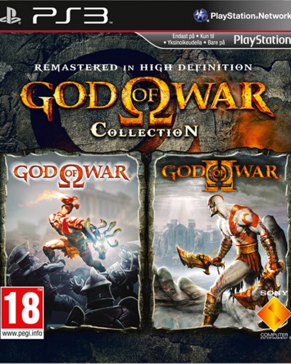 картинка God of War Collection [PS3, русская версия] USED от магазина 66game.ru