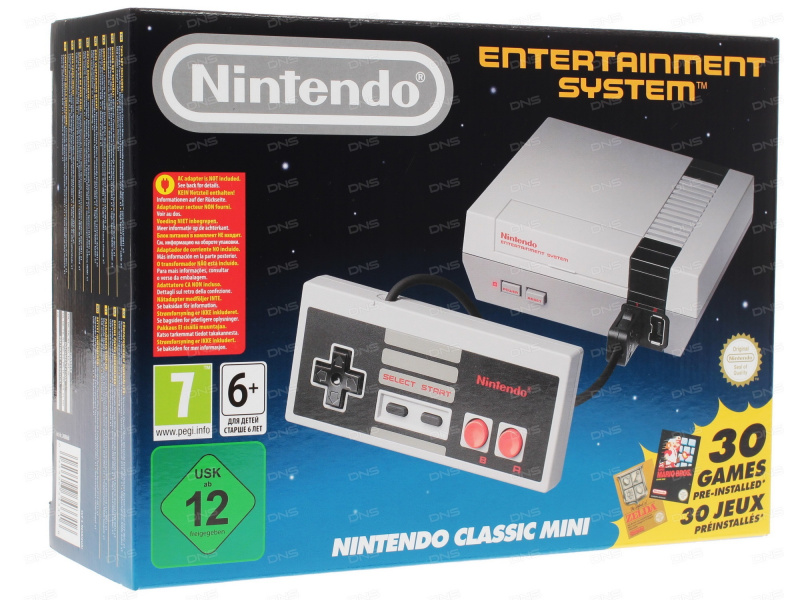Nintendo Classic Mini + 30 игр: Nintendo Entertainment System (NEW). Купить Nintendo Classic Mini + 30 игр: Nintendo Entertainment System (NEW) в магазине 66game.ru