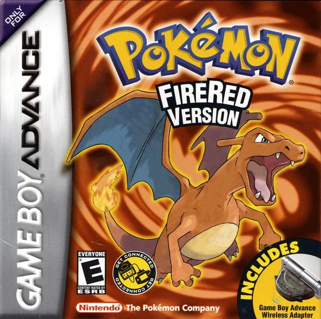 картинка Pokemon - Fire Red Version (английская  версия)[GBA]. Купить Pokemon - Fire Red Version (английская  версия)[GBA] в магазине 66game.ru