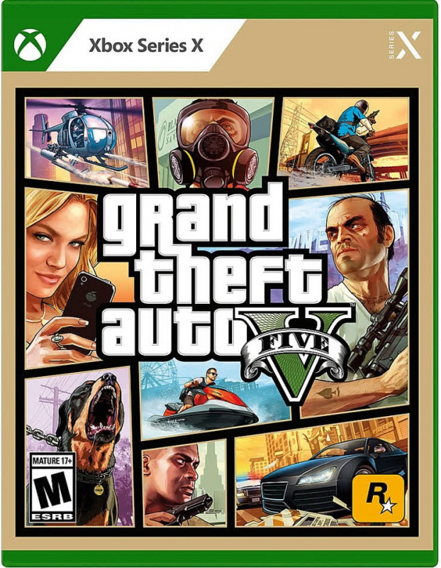 картинка Grand Theft Auto V [Xbox Series X, русские субтитры] USED. Купить Grand Theft Auto V [Xbox Series X, русские субтитры] USED в магазине 66game.ru
