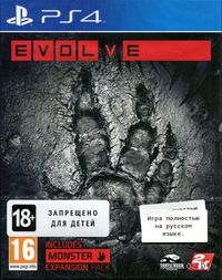 картинка Evolve [PS4, русская версия] USED. Купить Evolve [PS4, русская версия] USED в магазине 66game.ru