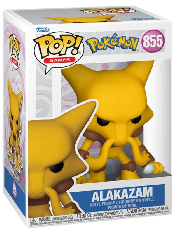 картинка Фигурка Funko POP! Games Pokemon Alakazam (855) 59343. Купить Фигурка Funko POP! Games Pokemon Alakazam (855) 59343 в магазине 66game.ru