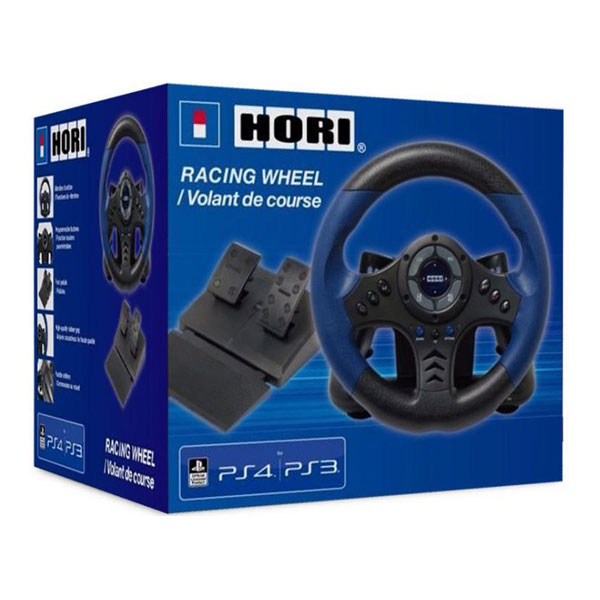 картинка Руль Hori Racing Wheel для PS4/PS3. Купить Руль Hori Racing Wheel для PS4/PS3 в магазине 66game.ru