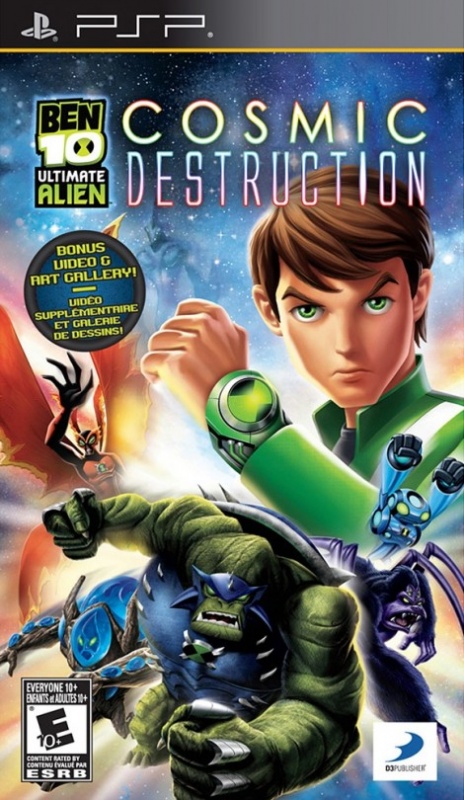 картинка Ben 10 Ultimate Alien: Cosmic Destruction [PSP] USED. Купить Ben 10 Ultimate Alien: Cosmic Destruction [PSP] USED в магазине 66game.ru