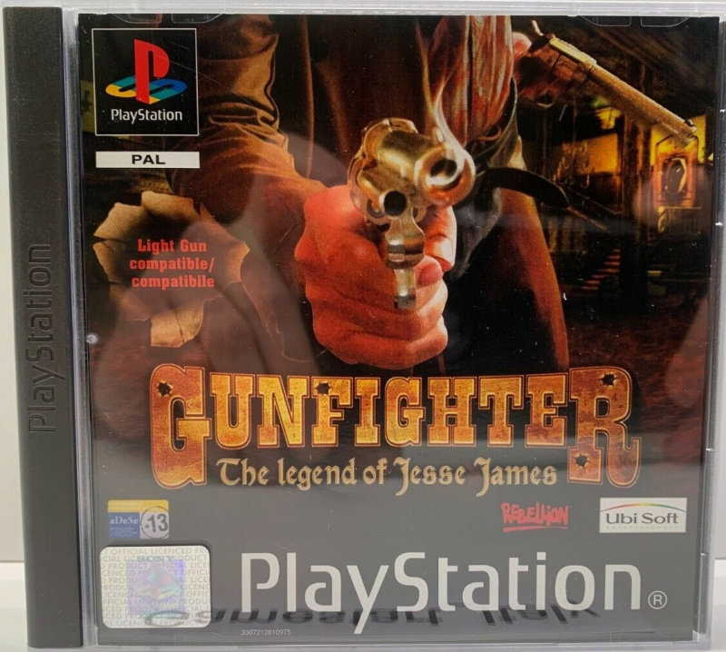 картинка Gunfighter: The Legend of Jesse James original [PS1, английская версия] USED от магазина 66game.ru