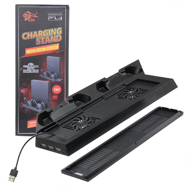 картинка Подставка для PS4 Charging Stand (Compatible with PS4 Slim). Купить Подставка для PS4 Charging Stand (Compatible with PS4 Slim) в магазине 66game.ru