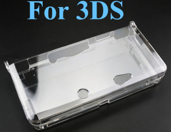 Прозрачный пластиковый чехол для Nintendo 3DS