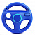 картинка Wheel - насадка в виде руля для джойстика Wii (голубой). Купить Wheel - насадка в виде руля для джойстика Wii (голубой) в магазине 66game.ru