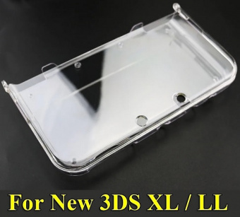 Прозрачный пластиковый чехол для New Nintendo  3DS 1