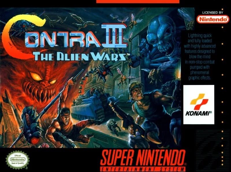 картинка Contra 3 Contra III - The Alien Wars (SNES PAL) в коробке . Купить Contra 3 Contra III - The Alien Wars (SNES PAL) в коробке  в магазине 66game.ru