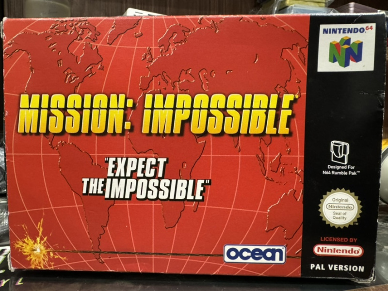 картинка Mission Impossible в коробке (NES 64 PAL) ORIGINAL Б/У от магазина 66game.ru