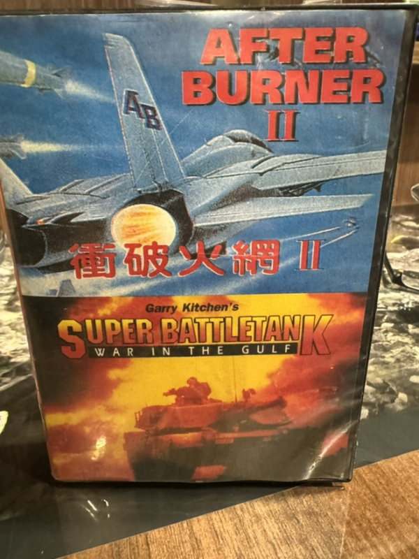 картинка After Burner и Super Battletank стародел Big Box [Sega]. Купить After Burner и Super Battletank стародел Big Box [Sega] в магазине 66game.ru