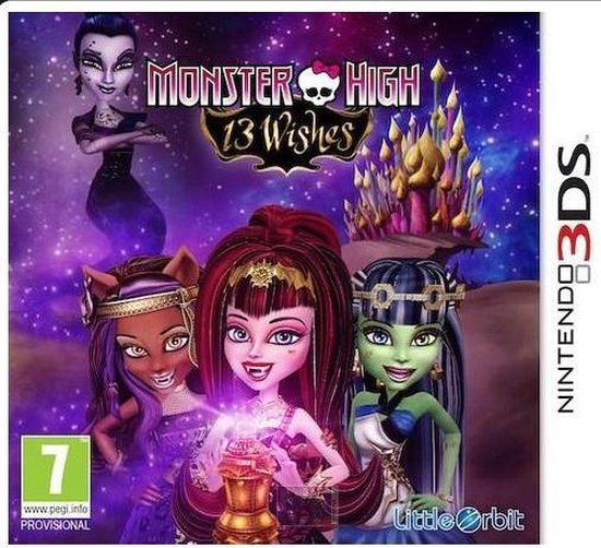 картинка Monster High: 13 Wishes [3DS] USED. Купить Monster High: 13 Wishes [3DS] USED в магазине 66game.ru