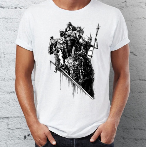 картинка Футболка Dark Souls 3 "Боссы Dark Souls 3" от магазина 66game.ru