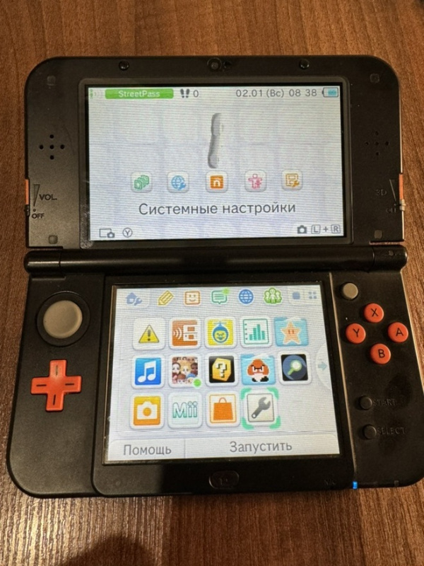 New Nintendo 3DS XL (оранжевая) + 32 Gb (Игры) USED. Купить New Nintendo 3DS XL (оранжевая) + 32 Gb (Игры) USED в магазине 66game.ru