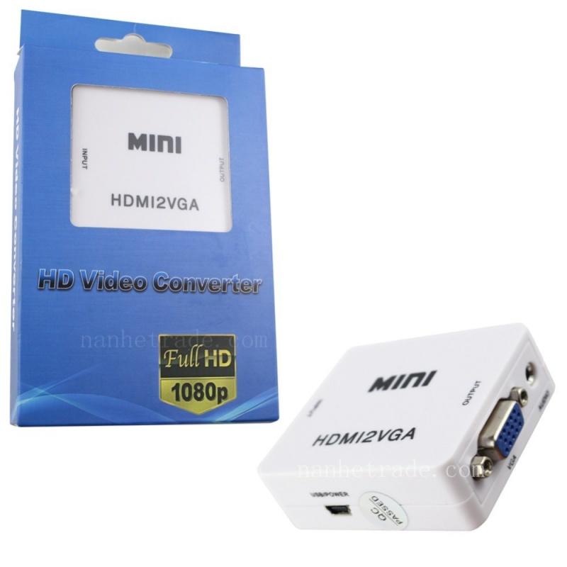 картинка Конвертер из HDMI в VGA со звуком от магазина 66game.ru