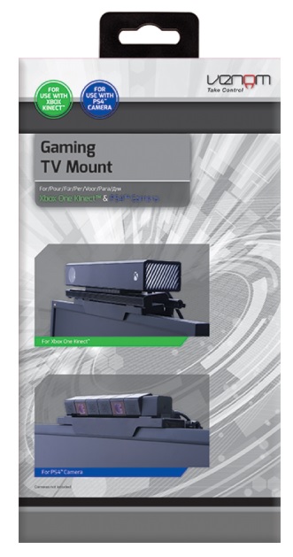 картинка Крепление Venom на ТВ универсальное для камеры PS4 и кинекта XBOX ONE (VS2852). Купить Крепление Venom на ТВ универсальное для камеры PS4 и кинекта XBOX ONE (VS2852) в магазине 66game.ru