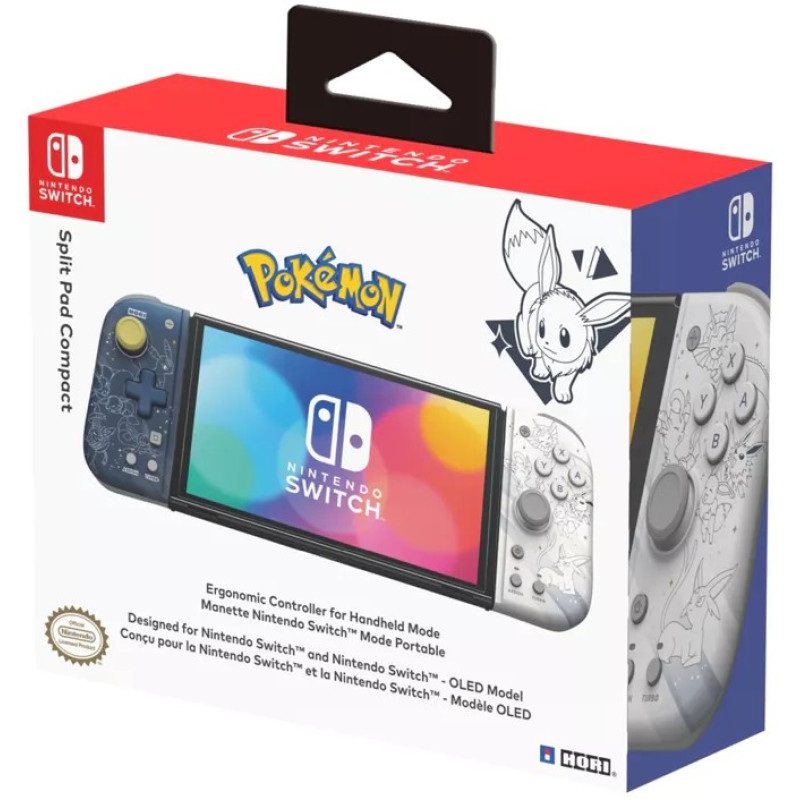 картинка Контроллеры Hori Split Pad Compact Eevee для Switch NSW-454U. Купить Контроллеры Hori Split Pad Compact Eevee для Switch NSW-454U в магазине 66game.ru