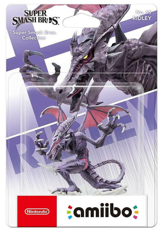 картинка Фигурка Amiibo Ridley (коллекция Super Smash Bros). Купить Фигурка Amiibo Ridley (коллекция Super Smash Bros) в магазине 66game.ru