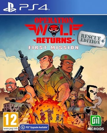 картинка Operation Wolf Returns: First Mission [PlayStation 4,PS4 английская версия] USED. Купить Operation Wolf Returns: First Mission [PlayStation 4,PS4 английская версия] USED в магазине 66game.ru
