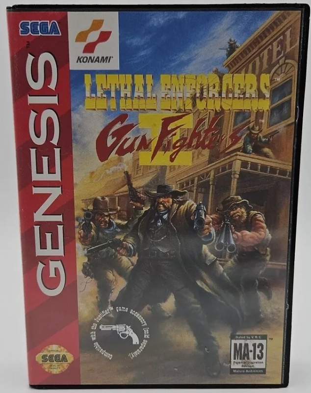 картинка Lethal Enforcers 2 (Original) [Sega Genesis]. Купить Lethal Enforcers 2 (Original) [Sega Genesis] в магазине 66game.ru