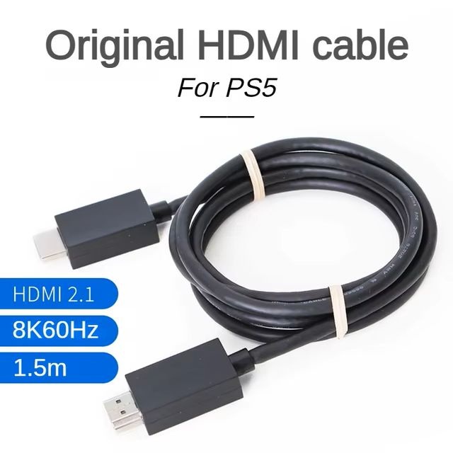 картинка Оригинальный Кабель HDMI Sony Playstation 5 PS5 PRO 8K 1,5 м.. Купить Оригинальный Кабель HDMI Sony Playstation 5 PS5 PRO 8K 1,5 м. в магазине 66game.ru