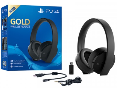 картинка Гарнитруа Sony Gold Wireless Stereo Headset для PS4 (CUHYA-0080) Б/У. Купить Гарнитруа Sony Gold Wireless Stereo Headset для PS4 (CUHYA-0080) Б/У в магазине 66game.ru