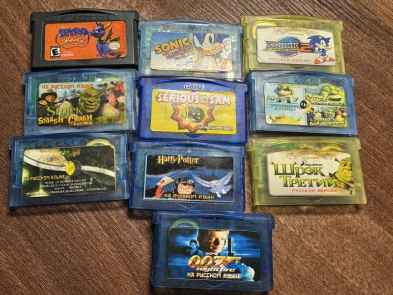 картинка Лот староделов GBA 8. Купить Лот староделов GBA 8 в магазине 66game.ru