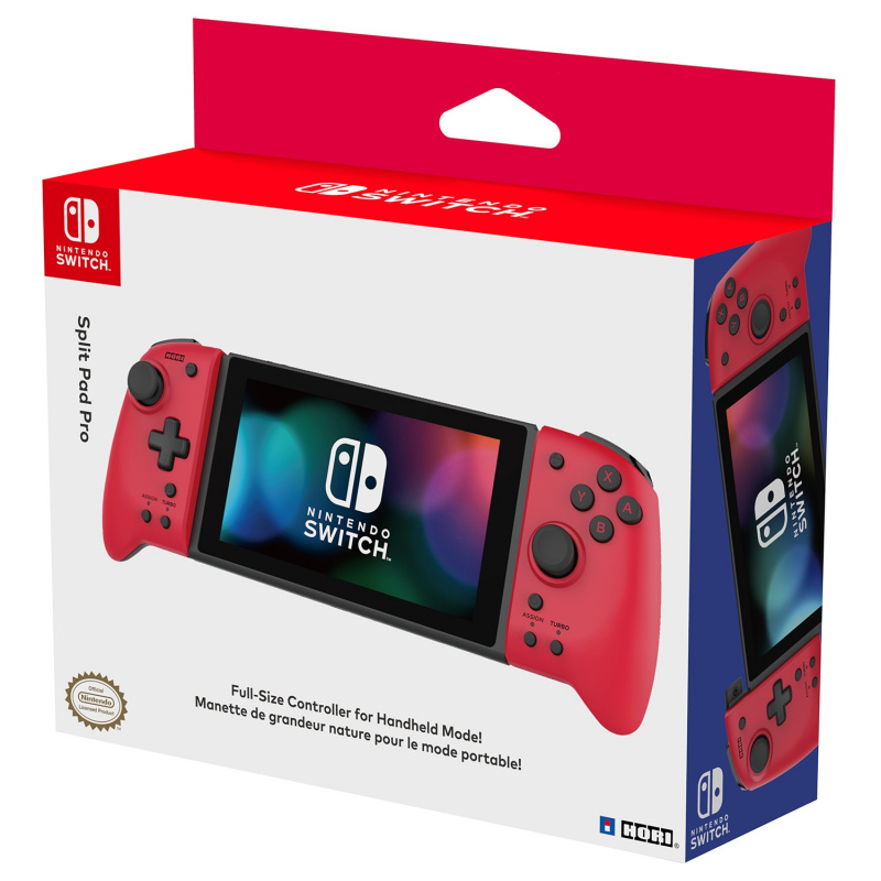 картинка Контроллеры Hori Split pad pro (Volcanic Red) для Switch (NSW-300U). Купить Контроллеры Hori Split pad pro (Volcanic Red) для Switch (NSW-300U) в магазине 66game.ru