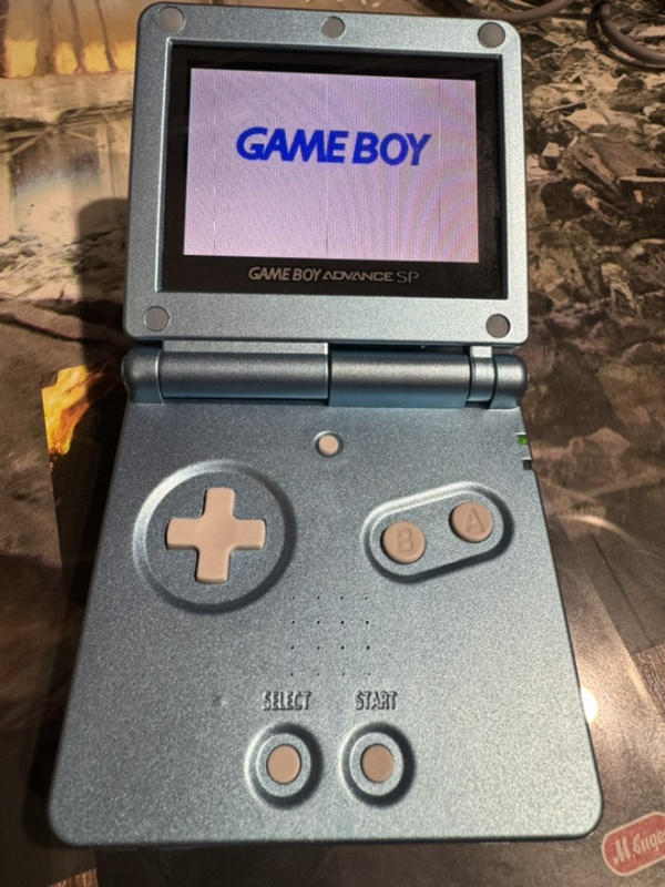 Game Boy Advance SP AGS -101 голубой оригинал [NEW]. Купить Game Boy Advance SP AGS -101 голубой оригинал [NEW] в магазине 66game.ru