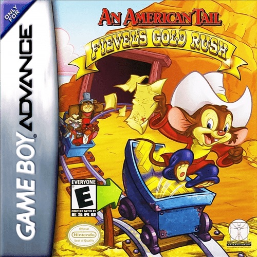 картинка An American Tail Fievel's Gold (Русская версия) [GBA]. Купить An American Tail Fievel's Gold (Русская версия) [GBA] в магазине 66game.ru