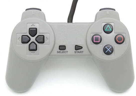 картинка Джойстик для PS One (PSX) стандартный Серый (PS One Controller). Купить Джойстик для PS One (PSX) стандартный Серый (PS One Controller) в магазине 66game.ru