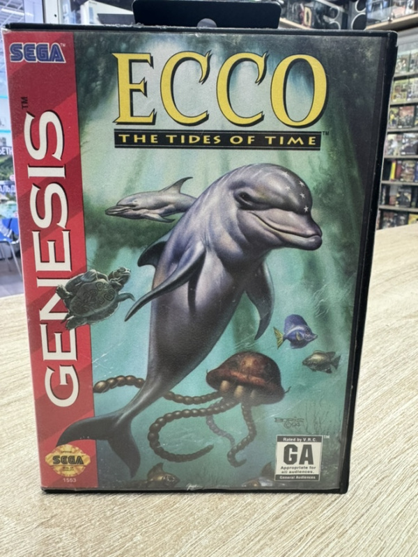 картинка Echo Ecco The Dolphin (Original) [Sega Genesis]. Купить Echo Ecco The Dolphin (Original) [Sega Genesis] в магазине 66game.ru