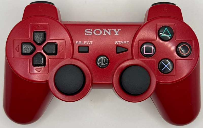 картинка Геймпад Dualshock 3 Red для PS3 (Original) USED. Купить Геймпад Dualshock 3 Red для PS3 (Original) USED в магазине 66game.ru