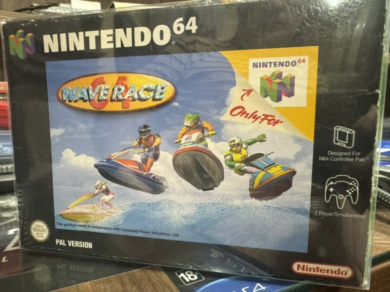 картинка Wave Race 64 (NES 64 PAL) полный комплект от магазина 66game.ru