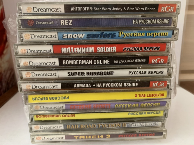 картинка Лот староделов штамповок для Dreamcast 7 от магазина 66game.ru