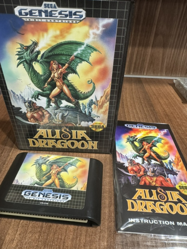 картинка Полная реплика Alisia Dragoon с мануалом [Sega]. Купить Полная реплика Alisia Dragoon с мануалом [Sega] в магазине 66game.ru