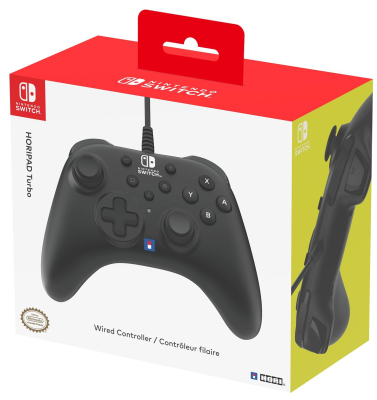 картинка Геймпад Nintendo Switch Hori HORIPAD Turbo (Black) (NSW-457U). Купить Геймпад Nintendo Switch Hori HORIPAD Turbo (Black) (NSW-457U) в магазине 66game.ru