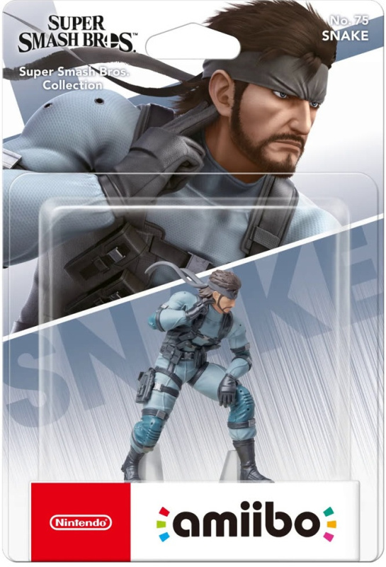 картинка Фигурка Amiibo Snake (коллекция Super Smash Bros). Купить Фигурка Amiibo Snake (коллекция Super Smash Bros) в магазине 66game.ru