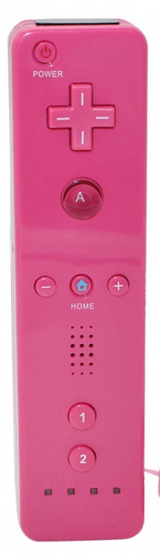 картинка Игровой контроллер Wii Remote оригинал (розовый) без Motion Plus USED. Купить Игровой контроллер Wii Remote оригинал (розовый) без Motion Plus USED в магазине 66game.ru