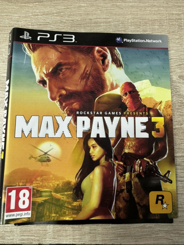 картинка Обложка игры Max Payne 3 PS3. Купить Обложка игры Max Payne 3 PS3 в магазине 66game.ru