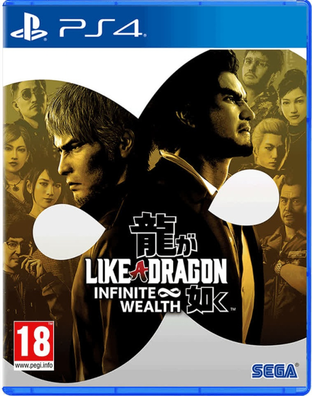 картинка Like a Dragon Infinite Wealth [PS4, русские субтитры] USED. Купить Like a Dragon Infinite Wealth [PS4, русские субтитры] USED в магазине 66game.ru