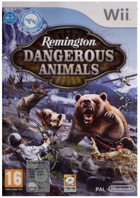 картинка Remington Dangerous Animals [Wii] USED. Купить Remington Dangerous Animals [Wii] USED в магазине 66game.ru