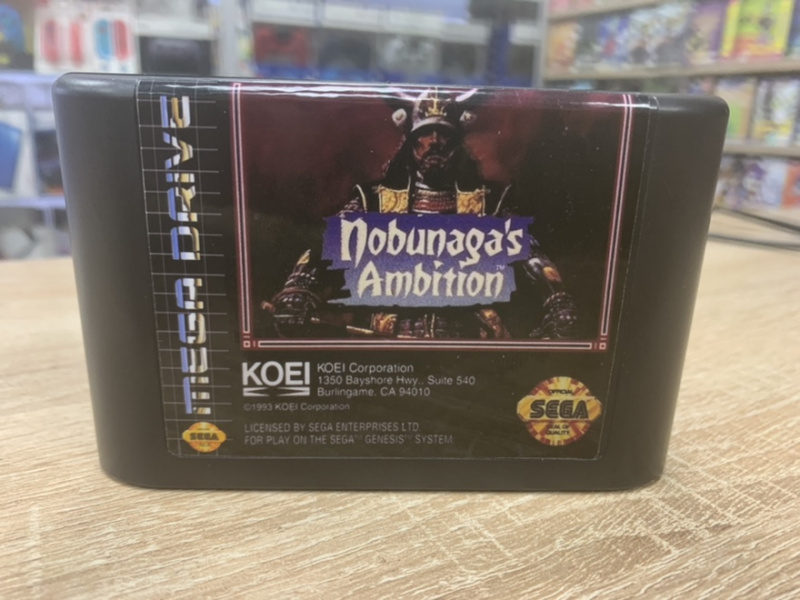 картинка Nobunaga's Ambition [Sega] Сохранение работает.!!!. Купить Nobunaga's Ambition [Sega] Сохранение работает.!!! в магазине 66game.ru