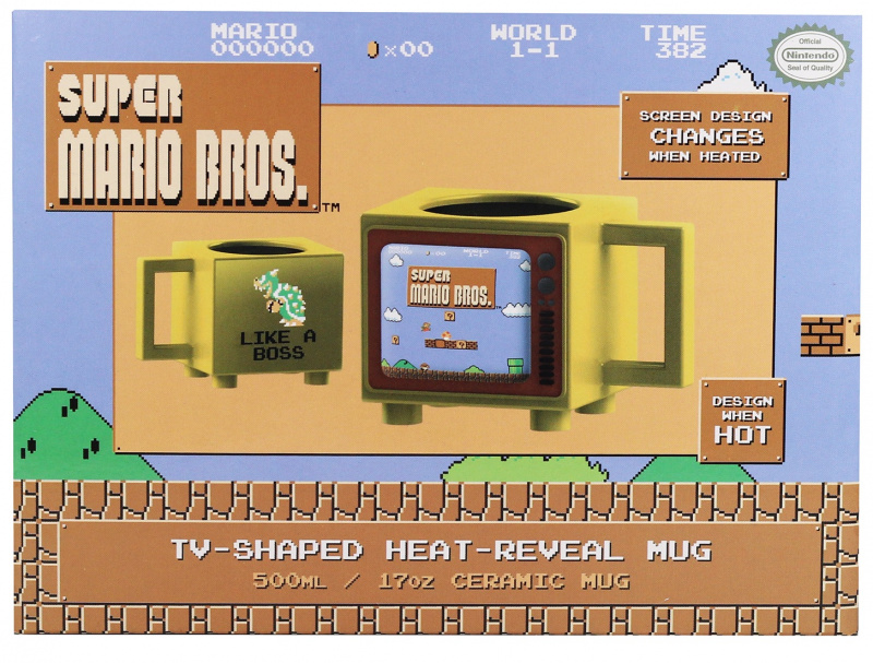 картинка Кружка Super Mario Bros (Like A Boss) TV Heat Changing Mug 500ml (SCMG25954) от магазина 66game.ru