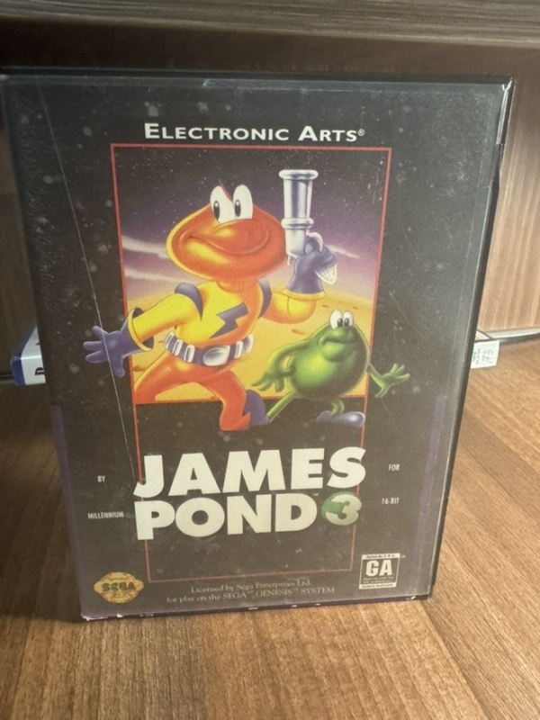 картинка James Pond 3 (Original) [Sega Genesis]. Купить James Pond 3 (Original) [Sega Genesis] в магазине 66game.ru