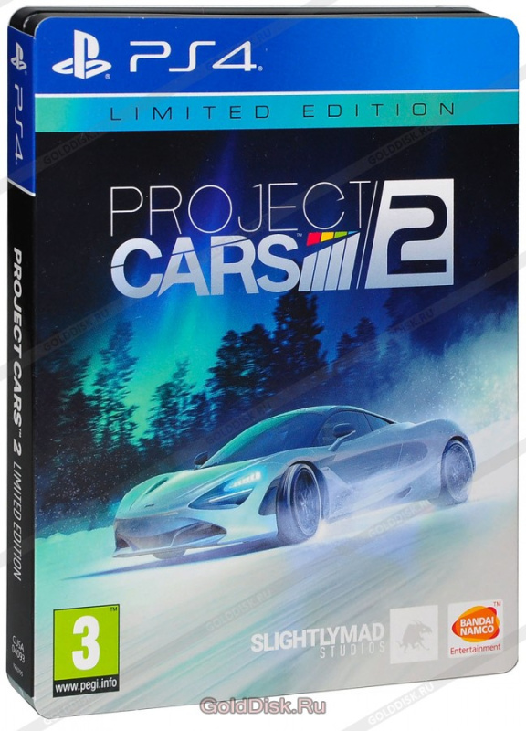 картинка Project Cars 2 Limited Edition Steelbook [PS4, английская версия] . Купить Project Cars 2 Limited Edition Steelbook [PS4, английская версия]  в магазине 66game.ru