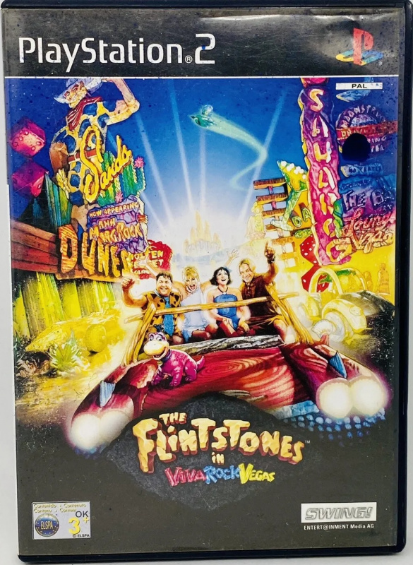 картинка The Flintstones in Viva Rock Vegas [PS2] USED. Купить The Flintstones in Viva Rock Vegas [PS2] USED в магазине 66game.ru