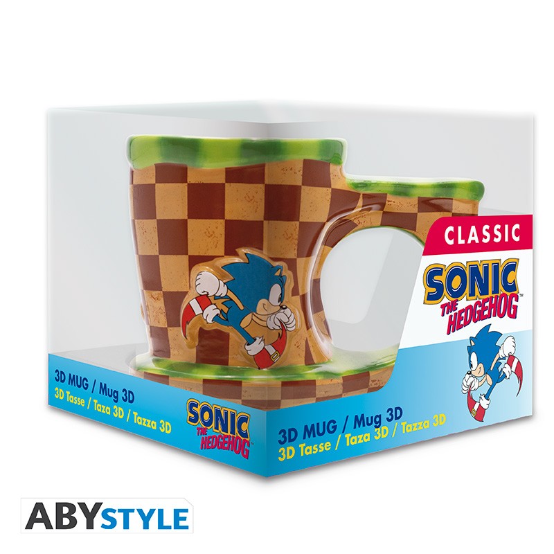 картинка Кружка Sonic Mug 3D Sonic Run x2 (ABYMUG964) от магазина 66game.ru