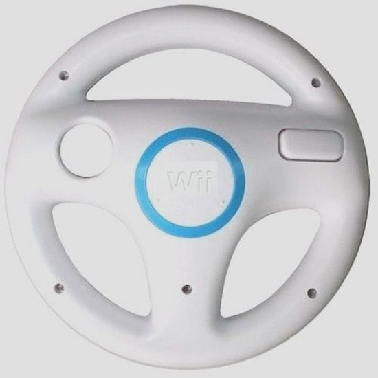 картинка Wheel - насадка в виде руля для джойстика Wii Original USED. Купить Wheel - насадка в виде руля для джойстика Wii Original USED в магазине 66game.ru